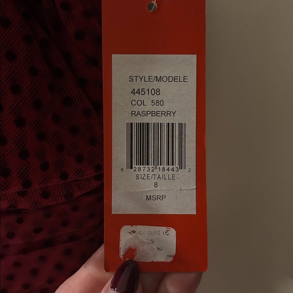 BNWT Monique Lhuillier polka dot dress - Picture 3 of 11